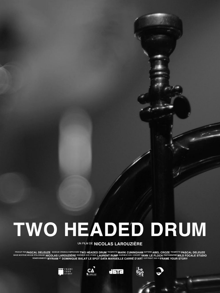 Afffiche-Two Headed Drum deleuze cunningham croze